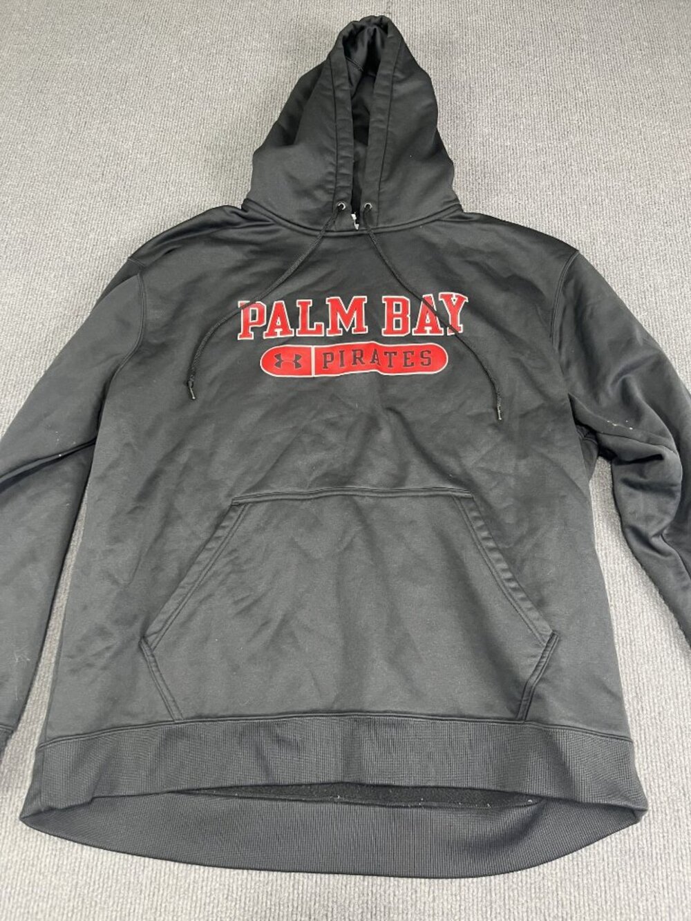 Under Armour Men Palm Bay Pirates Black Pullover Hoodie XXL